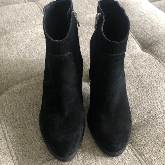 Suede black booties - Picture 2 of 4